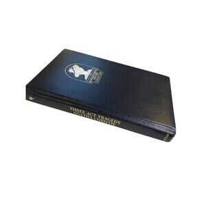 Agatha Christie Mystery Collection Bantam Leatherette Three Act Tragedy 1980s